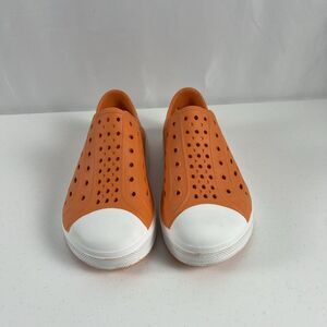 Unisex Kids Lily & Dan Slip On Shoes Size 13/1 Orange Water Beach Vacation